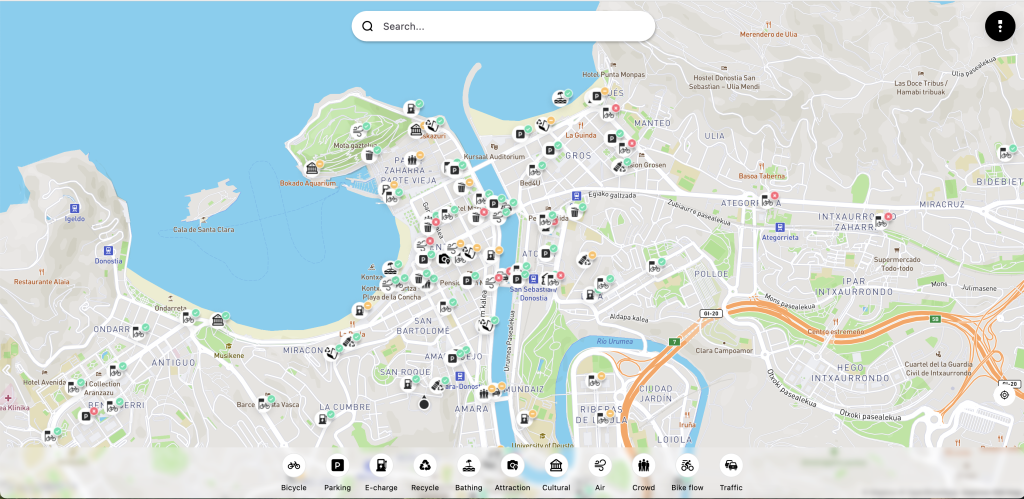 real-time city map by thinkz