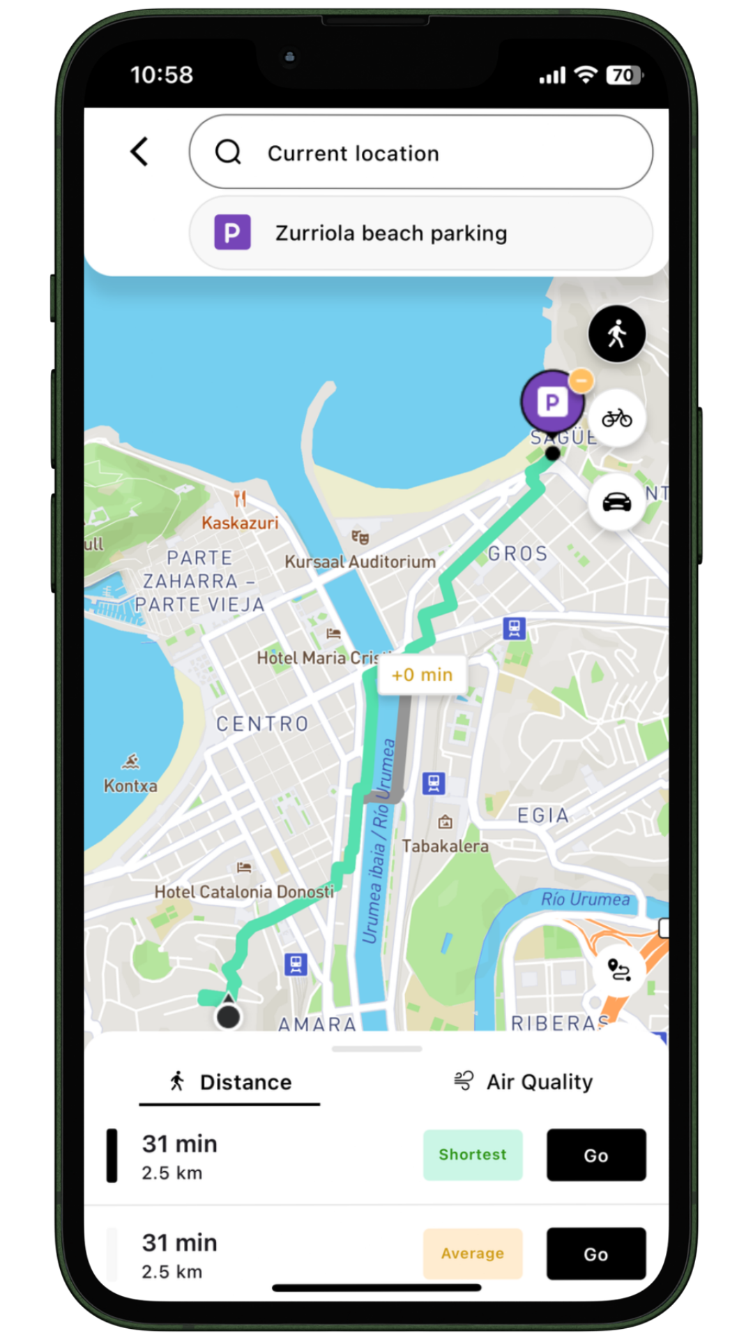 Thinkz Smart Parking in Real-Time- Routing and Air Quality - Reduction of CO2 emissions.png