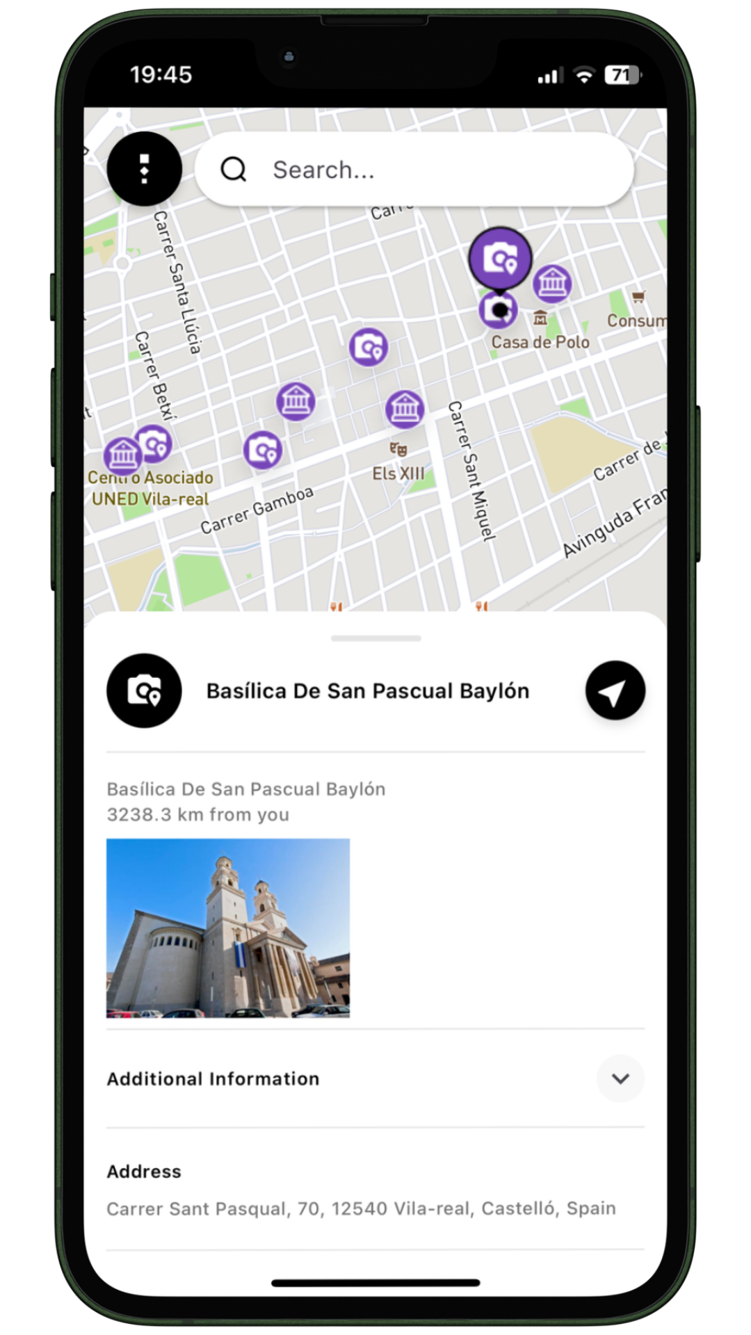 Vila-Real Spain - Real-time touristic attractions- thinkz Iot Vila-Real Spain - Real-time touristic attractions- thinkz Iot