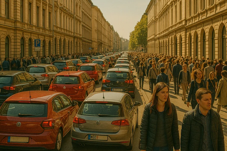 Avoiding City Centres - In a 2023 French poll, 43% of citizens avoid downtown areas due to traffic and lack of parking.